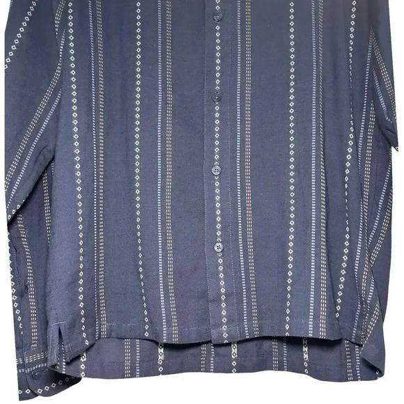 NWOT Hollister Men’s Long Sleeve Button Down Shirt Blue Size XL - Picture 5 of 7